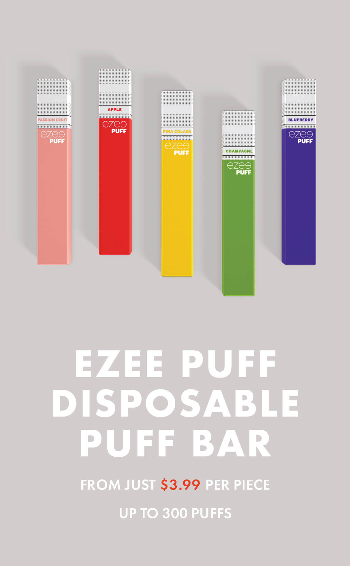 disposable vape pen 1ml e-liquid nicotine free flavors 300 puffs