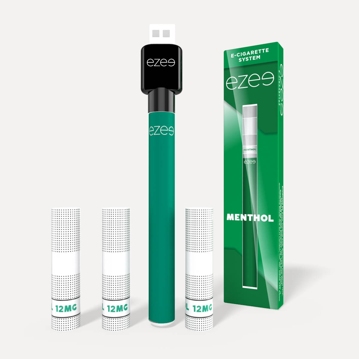 ezee e-cigarette starter kit menthol 12mg nicotine