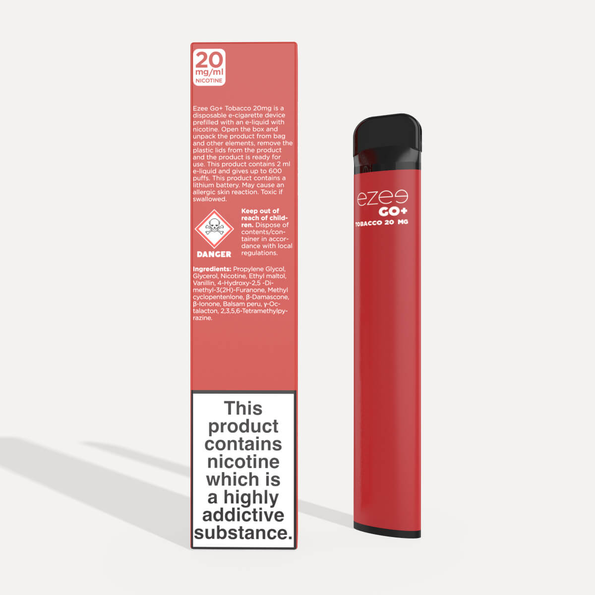 Ezee Go+ Disposable Vape Tobacco 20mg