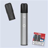 Ezee Pod+ Starter Kit Silver, Tobacco 12mg