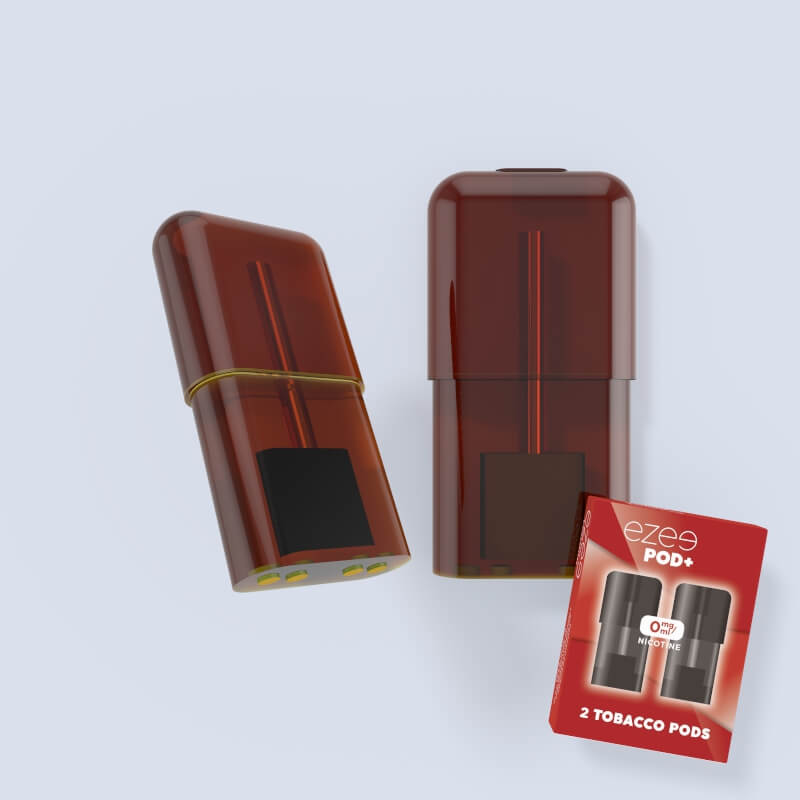 disposable vape pods ezee pod+ tobacco flavor no nicotine