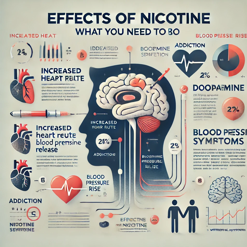 What are the effects of nicotine?