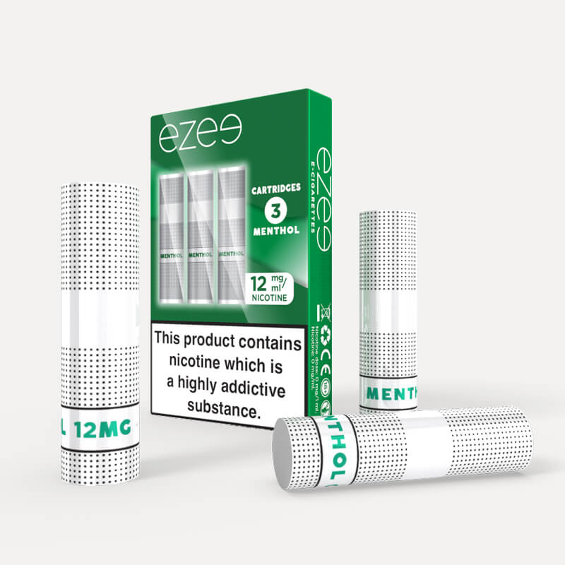 Ezee E-cigarette Cartridges Menthol 12mg Pack of 3