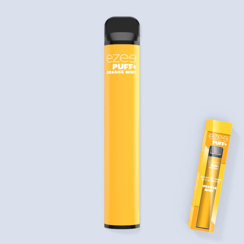 Ezee Puff+ Disposable Vape Pen Orange Mint Nicotine Free